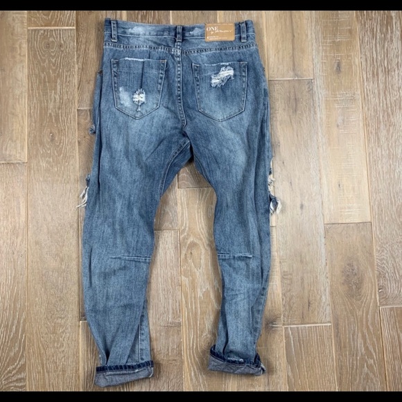 One Teaspoon Saints Destroyed Boyfriend Jeans - Picture 6 of 8